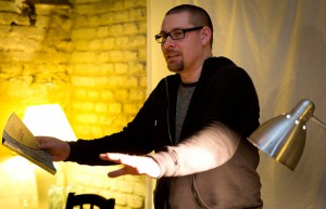 Aleš Prstek. Představení knihy V cizím parku (foto: Petr Mlch)